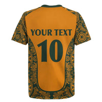 Custom Australia Rugby Championship 2024 Rugby Jersey Aboriginal Art Tattoo Pattern