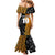Custom New Zealand and Australia Rugby Championship 2024 Family Matching Mermaid Dress and Hawaiian Shirt Maori Warrior and Kangaroo Mascot with Fern Aboriginal