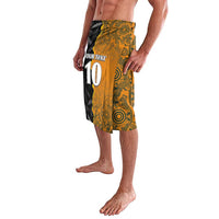 Custom New Zealand and Australia Rugby Championship 2024 Lavalava Maori Warrior and Kangaroo Mascot with Fern Aboriginal LT03 - Polynesian Pride
