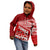 Tonga Rugby Kid Hoodie Sipi Tau Dance Ngatu Pattern LT03 - Polynesian Pride