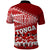 Tonga Rugby Polo Shirt Sipi Tau Dance Ngatu Pattern LT03 - Polynesian Pride