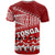 Tonga Rugby T Shirt Sipi Tau Dance Ngatu Pattern LT03 - Polynesian Pride