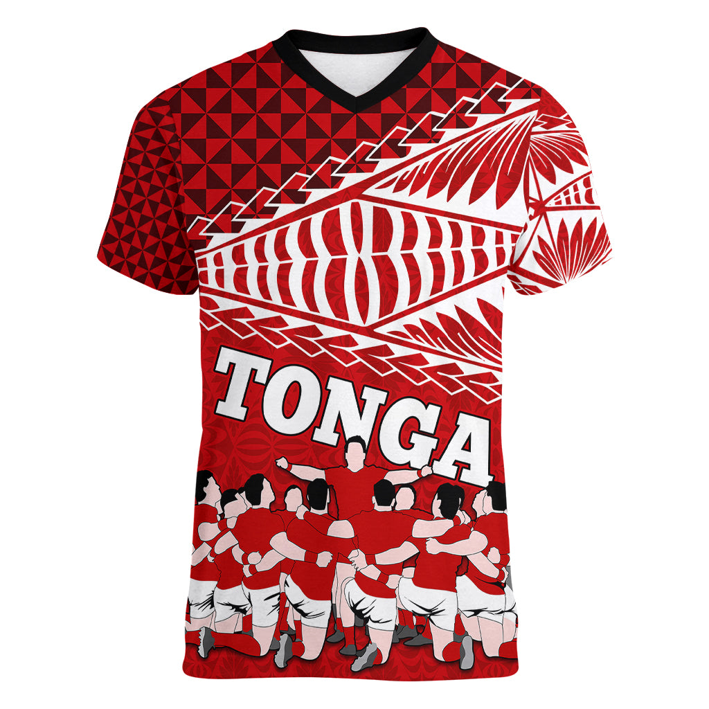 tonga-rugby-women-v-neck-t-shirt-sipi-tau-dance-ngatu-pattern