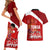 tonga-rugby-couples-matching-short-sleeve-bodycon-dress-and-hawaiian-shirt-sipi-tau-dance-coat-of-arms-ngatu-pattern