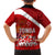 Tonga Rugby Family Matching Off Shoulder Short Dress and Hawaiian Shirt Sipi Tau Dance Coat of Arms Ngatu Pattern LT03 - Polynesian Pride