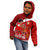 Tonga Rugby Kid Hoodie Sipi Tau Dance Coat of Arms Ngatu Pattern LT03 - Polynesian Pride