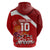 Personalised Tonga Rugby Hoodie Sipi Tau Dance Coat of Arms Ngatu Pattern LT03 - Polynesian Pride