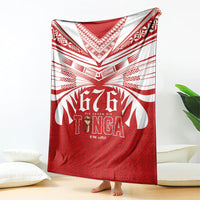 Tonga Rugby Blanket Sipi Tau - Six Seven Six to the World LT03 - Polynesian Pride