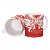 Tonga Rugby Ceramic Mug Sipi Tau - Six Seven Six to the World LT03 - Polynesian Pride