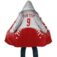 Tonga Rugby Custom Cloak Sipi Tau - Six Seven Six to the World LT03 Unisex Red - Polynesian Pride