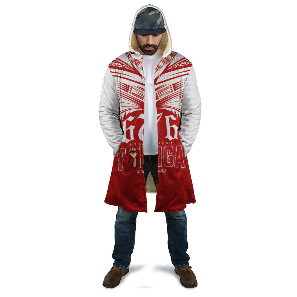 Tonga Rugby Custom Cloak Sipi Tau - Six Seven Six to the World LT03 - Polynesian Pride