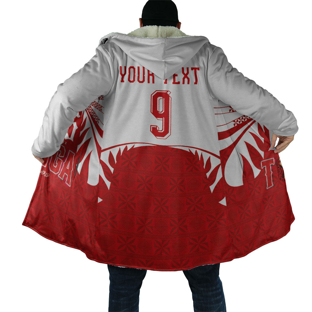 Tonga Rugby Custom Cloak Sipi Tau - Six Seven Six to the World LT03 - Polynesian Pride