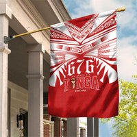 Tonga Rugby Garden Flag Sipi Tau - Six Seven Six to the World LT03 House Flag Red - Polynesian Pride