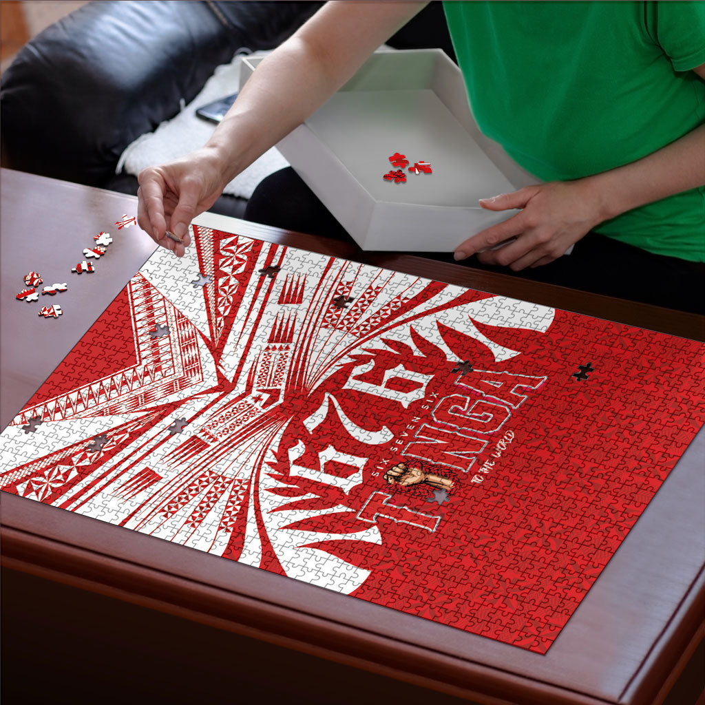 Tonga Rugby Puzzle Sipi Tau - Six Seven Six to the World LT03 - Polynesian Pride