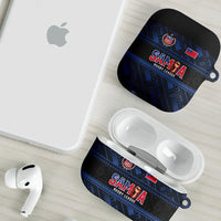 Toa Samoa Rugby AirPods Case Siva Tau - Samoan Warriors Pacific Pattern LT03 - Polynesian Pride
