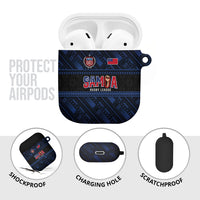 Toa Samoa Rugby AirPods Case Siva Tau - Samoan Warriors Pacific Pattern LT03 - Polynesian Pride