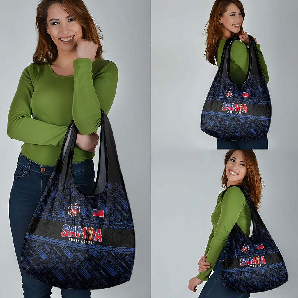 Toa Samoa Rugby Grocery Bag Siva Tau - Samoan Warriors Pacific Pattern LT03 - Polynesian Pride