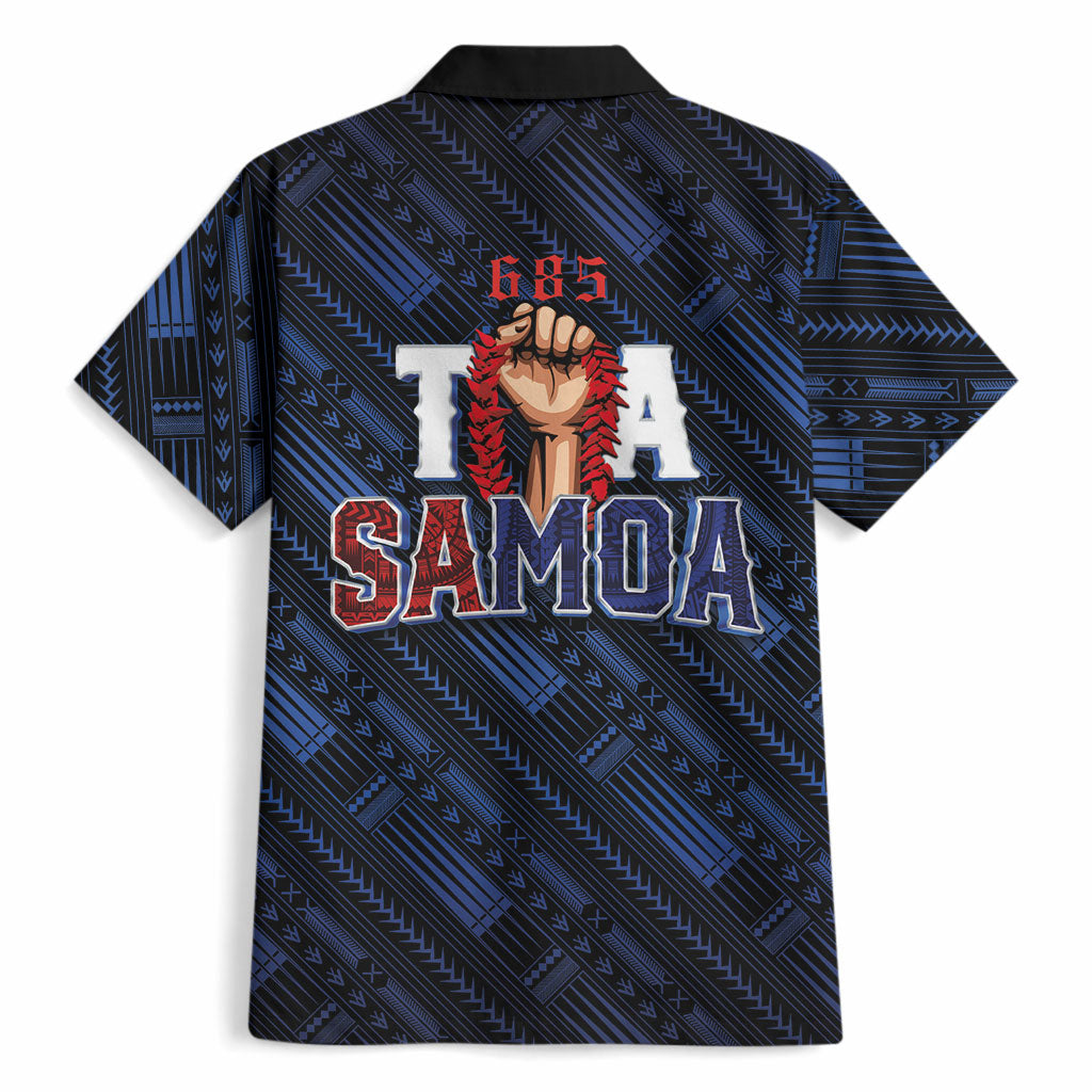 Toa Samoa Rugby Hawaiian Shirt Siva Tau - Samoan Warriors Pacific Pattern LT03 - Polynesian Pride