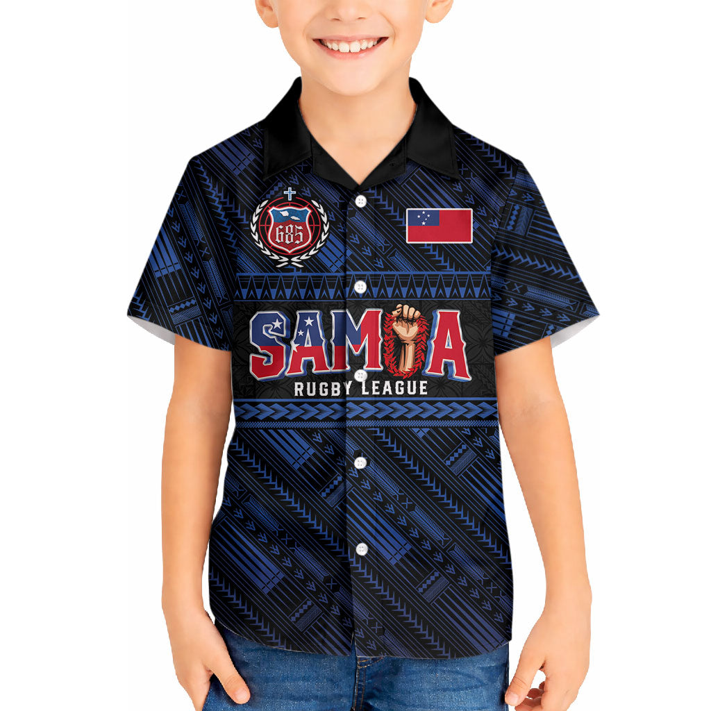 Toa Samoa Rugby Hawaiian Shirt Siva Tau - Samoan Warriors Pacific Pattern LT03 - Polynesian Pride