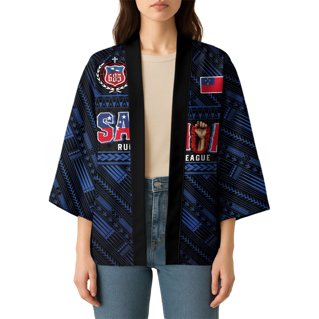 Toa Samoa Rugby Kimono Siva Tau - Samoan Warriors Pacific Pattern LT03 - Polynesian Pride