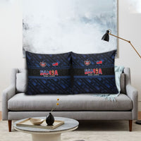 Toa Samoa Rugby Pillow Cover Siva Tau - Samoan Warriors Pacific Pattern LT03 - Polynesian Pride