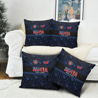 Toa Samoa Rugby Pillow Cover Siva Tau - Samoan Warriors Pacific Pattern LT03 - Polynesian Pride