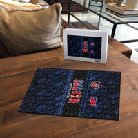 Toa Samoa Rugby Puzzle Siva Tau - Samoan Warriors Pacific Pattern LT03 - Polynesian Pride