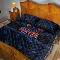 Toa Samoa Rugby Quilt Bed Set Siva Tau - Samoan Warriors Pacific Pattern LT03 - Polynesian Pride
