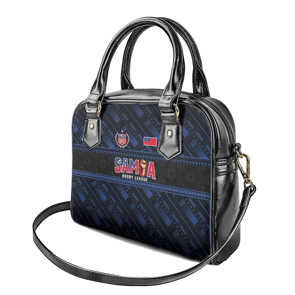 Toa Samoa Rugby Shoulder Handbag Siva Tau - Samoan Warriors Pacific Pattern LT03 - Polynesian Pride