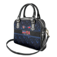 Toa Samoa Rugby Shoulder Handbag Siva Tau - Samoan Warriors Pacific Pattern LT03 - Polynesian Pride