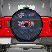 Toa Samoa Rugby Spare Tire Cover Siva Tau - Samoan Warriors Pacific Pattern LT03 - Polynesian Pride