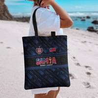 Toa Samoa Rugby Tote Bag Siva Tau - Samoan Warriors Pacific Pattern LT03 - Polynesian Pride