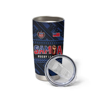 Toa Samoa Rugby Tumbler Cup Siva Tau - Samoan Warriors Pacific Pattern
