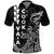 Cook Islands Vaa Polynesian Art Tattoo Polo Shirt Black Color