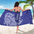 Cook Islands Vaa Polynesian Art Tattoo Sarong Blue Color