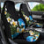 Hawaiian Plumeria and Turtle Car Seat Cover with Polynesian Tribal Art Pattern Vintage Vibes