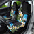 Hawaiian Plumeria and Turtle Car Seat Cover with Polynesian Tribal Art Pattern Vintage Vibes