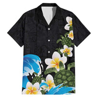 Hawaiian Plumeria and Turtle Family Matching Mermaid Dress and Hawaiian Shirt with Polynesian Tribal Art Pattern Vintage Vibes