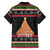 Personalized New Zealand Meri Kirihimete Family Matching Short Sleeve Bodycon Dress and Hawaiian Shirt Maori Warrior with Rugby Christmas Tree LT03 - Polynesian Pride