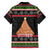 Personalized New Zealand Meri Kirihimete Hawaiian Shirt Maori Warrior with Rugby Christmas Tree LT03 - Polynesian Pride