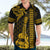 Custom Hawaii Hawaiian Shirt Ukelele and Hula Girl Mix Kakau Pattern LT03 - Polynesian Pride