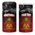 Personalised The Kingitanga - Maori King Movement 4 in 1 Can Cooler Tumbler Ko Te Mana Motuhake Emblem with Silver Ferns and Polynesian Art Tattoo LT03