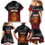 Personalised The Kingitanga - Maori King Movement Family Matching Mermaid Dress and Hawaiian Shirt Ko Te Mana Motuhake Emblem with Silver Ferns and Polynesian Art Tattoo