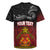 Personalised The Kingitanga - Maori King Movement Rugby Jersey Ko Te Mana Motuhake Emblem with Silver Ferns and Polynesian Art Tattoo