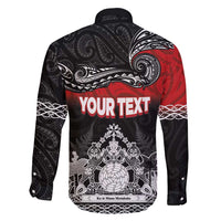 Personalised The Kingitanga - Maori King Movement Family Matching Short Sleeve Bodycon Dress and Hawaiian Shirt Te Paki-o-Matariki with Silver Ferns and Polynesian Art Tattoo