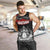 Personalised The Kingitanga - Maori King Movement Men Tank Top Te Paki-o-Matariki with Silver Ferns and Polynesian Art Tattoo