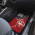 Maori Kotahitanga Car Mats Aotearoa Spirit with Maori Mask and Polynesian Art Tattoo