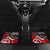 Maori Kotahitanga Car Mats Aotearoa Spirit with Maori Mask and Polynesian Art Tattoo