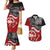 Maori Kotahitanga Couples Matching Mermaid Dress and Hawaiian Shirt Aotearoa Spirit with Maori Mask and Polynesian Art Tattoo