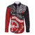 Maori Kotahitanga Family Matching Puletasi and Hawaiian Shirt Aotearoa Spirit with Maori Mask and Polynesian Art Tattoo